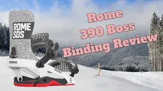 The 2024 Rome 390 Boss Snowboard Binding Review