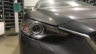 Mazda 6 GJ - ремонт фар, замена линз, диодные Expression