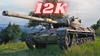 Leopard 1 - 12K Damage 11 Kills & Leopard 1 - 12K Damage  World of Tanks Gameplay (4K)