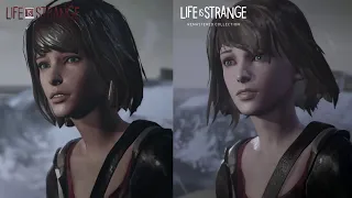 Life is Strange Remastered EPISODE 5 BEACH SCENE Comparison