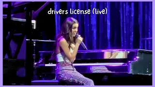 Olivia Rodrigo - drivers license (live from the SOUR tour / San Francisco / May 27, 2022) 🎶🎹🎸🚘💜🦋 4K