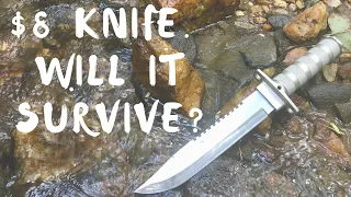 Torture Test: Harbor Freight Survival Knife