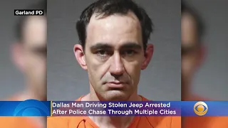 Dallas Man Driving Stolen Jeep Arrested After Police Chase Through Multiple Cities