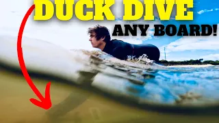 How to DUCK DIVE (And with Bigger Boards!) How I learnt this (Start to Finish!) TSG #154