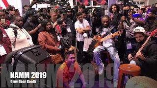 4-Year Old drummer Jam session at NAMM | Wilson World