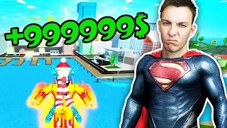 KOLIK SI VYDĚLÁM ZA HODINU JAKO SUPERHRDINA? | Roblox #90 | HouseBox