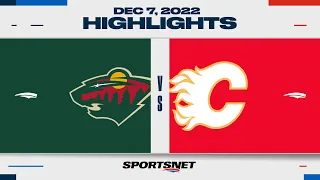 NHL Highlights | Wild vs. Flames - December 7, 2022