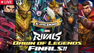 GRAND FINALS, 25,000 TOURNAMENT! 🤯🎙️ | Dawn of Legends | Marvel Rivals Live