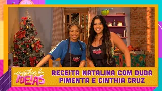 Duda Pimenta aprende a fazer biscoitos natalinos com Cinthia Cruz | Cozynhando Ideias