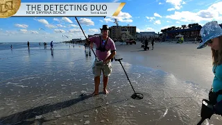 The First Day Of The Year Metal Detecting New Smyrna Beach |The Detecting Duo