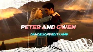 PETER & GWEN DANDELIONS EDIT/AMV(Amazing Spiderman) ||Free preset !