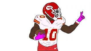 Tyreek Hill drawing 🏈 Relaxing/Satisfying