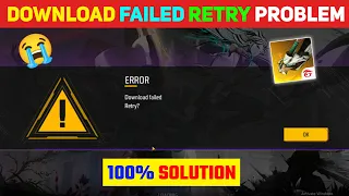 FREE FIRE DOWNLOAD FAILED RETRY PROBLEM | HOW TO SOLVE FREE FIRE DOWNLOAD FAILED PROBLEM
