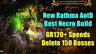 DESTROY GR120+ Speeds and GR150 Bosses! Rathma Necro Army of the Dead Full Build Guide Season 27