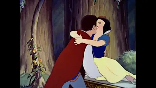 Snow White And The Seven Dwarfs (1937) - The breaking of the spell & the ending scene [HD 1080p]