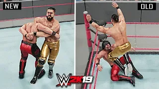 WWE 2K19 Top 10 New Finishers vs Old Finishers!! Part 4