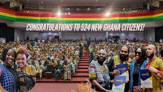 Ghana Sets Record by Awarding 524 Diasporas Citizenship 🇬🇭 || HISTORY WAS MADE! ✊🏾