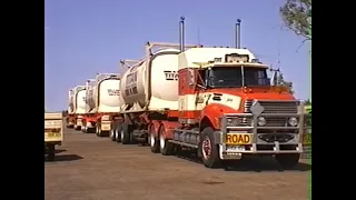 Video 8mm - abfahrender Road Train. Australien 1998