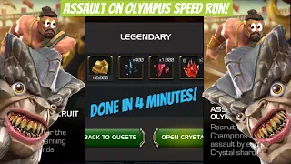 Cull Obsidian Speed Runs Assault on Olympus Legendary Difficulty in 4 Minutes!