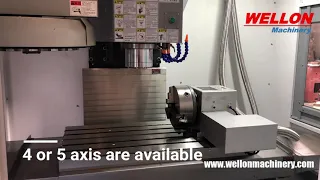FOUR AXIS CNC VERTICAL MACHINING CENTER VMC850