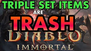 STOP USING TRIPLE GREEN SET ITEMS! TRASH! UNLOCK YOUR POTENTIAL! DIABLO IMMORTAL