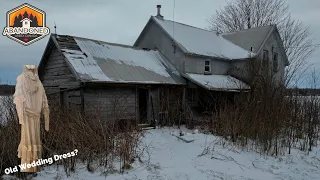 Sad Abandoned Country Farmhouse with Everything Left Behind. Explore # 123