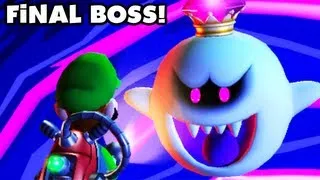 Luigi's Mansion Dark Moon - King Boo Final Boss Fight and Ending! (Nintendo 3DS Walkthrough)