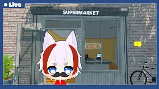 {Supermarket Simulator} LARGUEI A VIDA DE VTUBER PARA VIRAR CLT