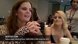 Rebecca Mader & Emilie de Ravin ONCE UPON A TIME Interview Comic Con 2016