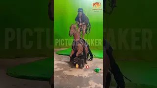 Ali baba ek andaz andekha -horse riding shorts in green screen #picturestaker#alibabaekandazandekha