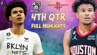 NBA Brooklyn Nets vs Houston Rockets FULL Game 4th QTR Highlight 29.03.2023 SEASON