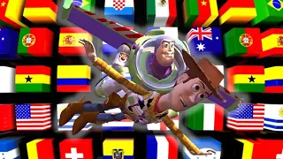 "To infinity & Beyond" in 44 Different Languages | Toy Story (1995) | Woody & Buzz Lightyear