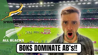 Springboks vs All Blacks REACTION from Twickenham!!