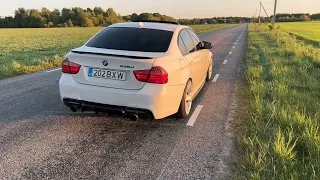 BMW E90 335d LCI Exhaust sound (89mm Downpipe)