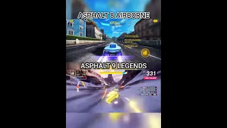 Asphalt 8💥 VS Asphalt 9🔥 #shorts