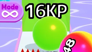 BALL RUN 2048 — INFINITY ∞ Up To '16 KP' (K-P-iLLION, Max Level,  Gameplay)