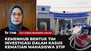 Kemenhub Sesali Peristiwa Tewasnya Mahasiswa STIP Akibat Penganiayaan | AKIM tvOne