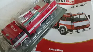 Jelcz 006/2 fire truck Straż Pożarna #49 Kultowe Ciężarówki z epoki PRL-u by Deagostini #diecast
