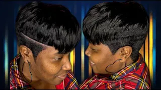 Partial Quickweave on Short Hair