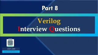veriolog interview questions part 8 | verilog tutorial MCQ 8