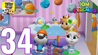 My Talking Tom Friends - Gameplay Walkthrough Part 34 - Out Of this World Decorations (iOS, Android)