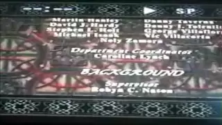 ANASTASiA (1997) END CREDITS (VHS)