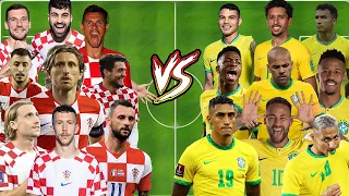 Brazil vs Croatia world cup 2022 player stats (Neymar-Vinicius-Modric-ivan perisic-Richarlison‏)