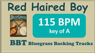 Red Haired Boy 115 BPM bluegrass backing track