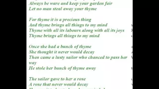 Foster & Allen ~ Bunch of Thyme - original version