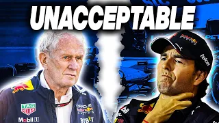 Helmut Marko's SHOCKING Statement AGAINST Sergio Perez!