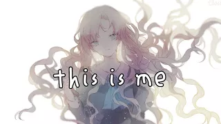 Nightcore → This Is Me (Kesha/Lyrics)