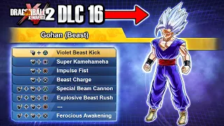 NEW (DLC 16) BEAST GOHAN MOVESET + SKILLS? - Dragon Ball Xenoverse 2 Predictions