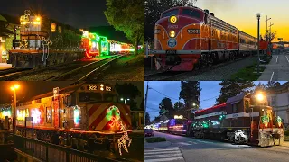 30+ Minutes of Christmas Trains in Northern California