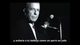 Leonard Cohen I'm your man subtitulado
